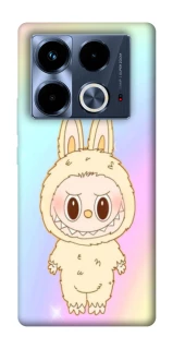 Чохол на Infinix Note 40 4G Fluffy Rainbow Labubu фото 1 з 1