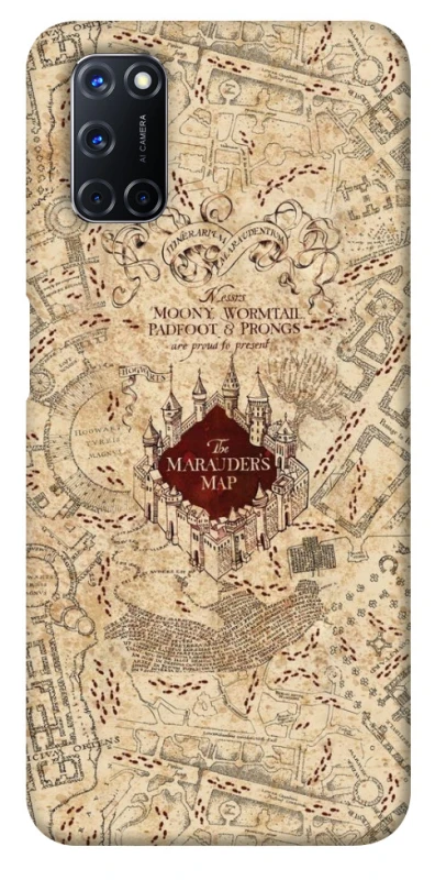 Чехол на Oppo A52 / A72 / A92 Harry Potter Marauder's Map фото 1 из 1