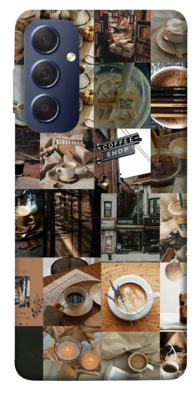 Чохол на Samsung Galaxy M54 5G Coffee collage ver.3 фото 1 з 1