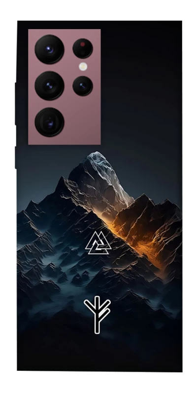 Чехол на Samsung Galaxy S22 Ultra Руны в горах фото 1 из 1