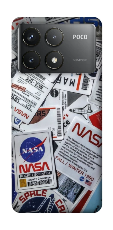 Чехол на Xiaomi Poco F6 Pro NASA ver.4 фото 1 из 1