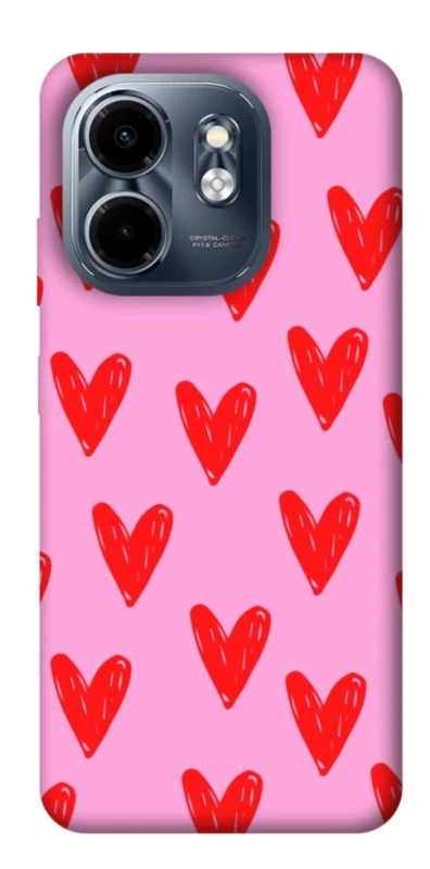 Чохол на Infinix Smart 9 4G / Hot 50i Red hearts 2 фото 1 з 1