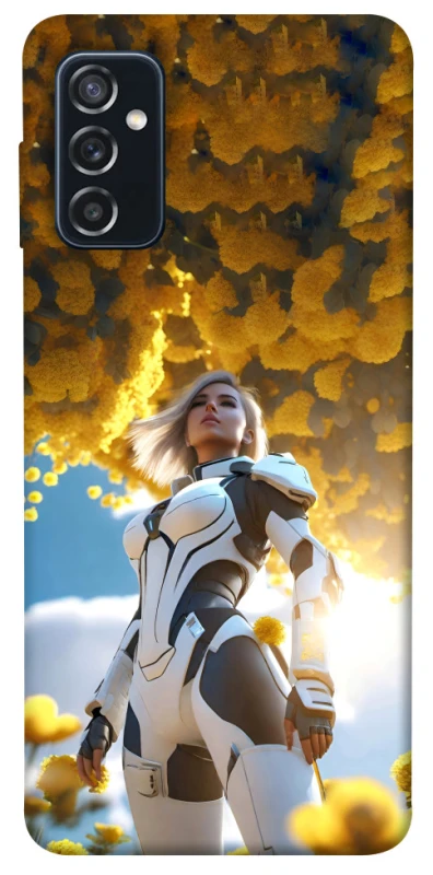 Чохол на Samsung Galaxy M52 Cyber space girl ver.3 фото 1 з 1