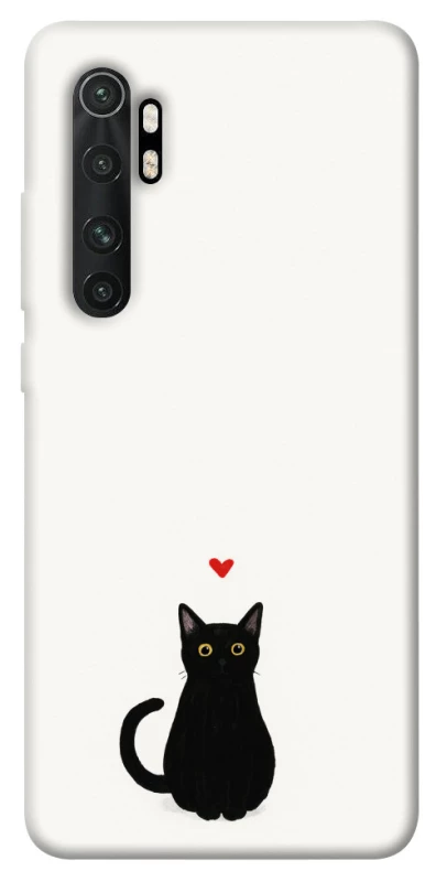 Чохол на Xiaomi Mi Note 10 Lite cat in love фото 1 з 1
