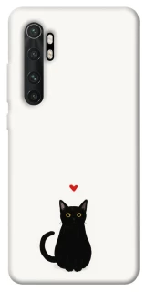 Чехол на Xiaomi Mi Note 10 Lite cat in love фото 1 из 1