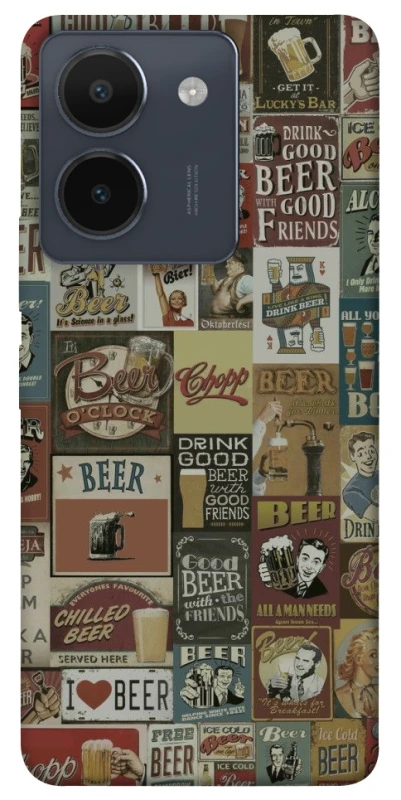 Чохол на Vivo Y36 Retro collage ver.1 фото 1 з 1