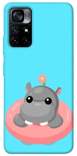 Чехол на Xiaomi Poco M4 Pro 5G Adopt Me Hippo Floatie фото 1 из 1