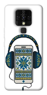 Чехол на TECNO Camon 16 SE Современная вышиванка фото 1 из 1