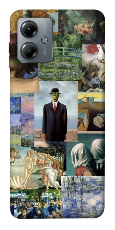 Чохол на Motorola Moto G14 Art collage ver.4 фото 1 з 1