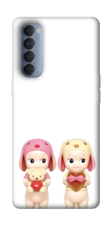 Чехол на Oppo Reno 4 Pro Puppy Love Duo фото 1 из 1