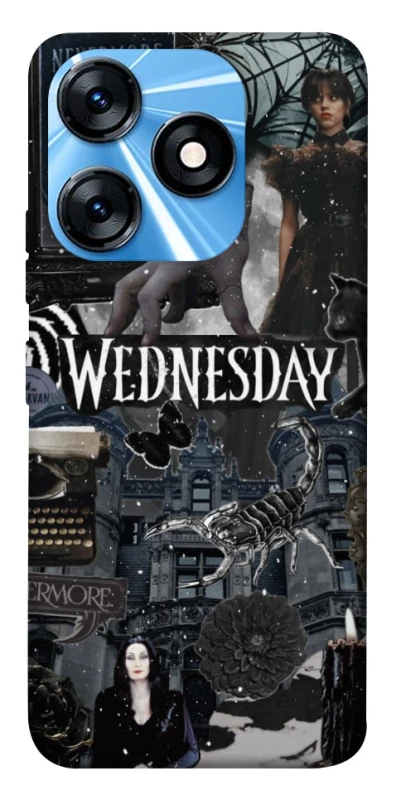 Чехол на TECNO Spark 10 Wednesday Collage ver.2 фото 1 из 1