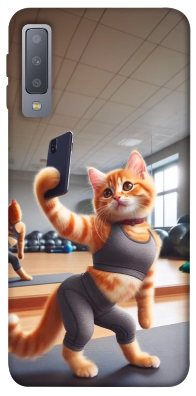 Чехол на Samsung A750 Galaxy A7 (2018) Кошечка фото 1 из 1