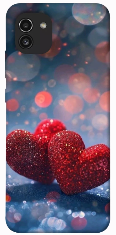 Чохол на Samsung Galaxy A03 Red hearts фото 1 з 1