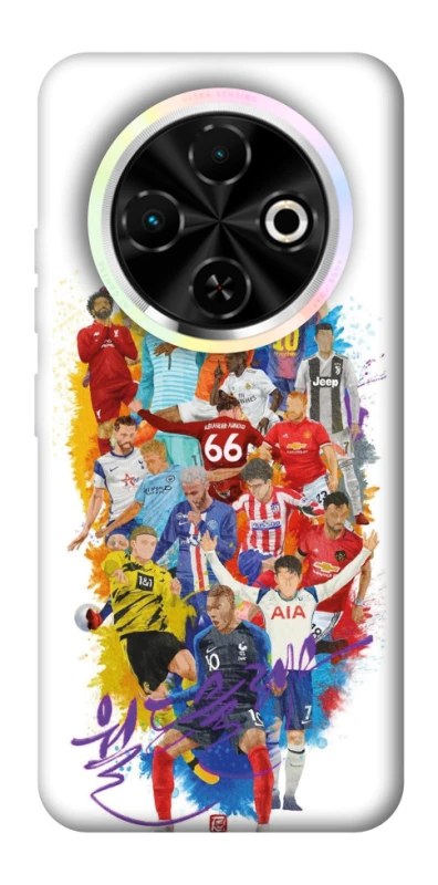 Чехол на TECNO Spark 30C Football Abstract v2 фото 1 из 1