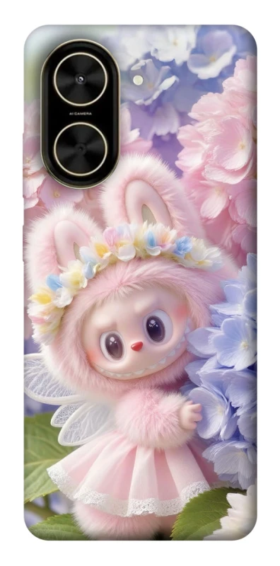 Чохол на Xiaomi Poco C71 Labubu & Flowers ver.1 фото 1 з 1