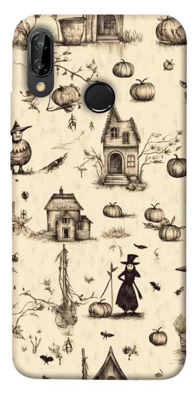 Чохол на Huawei P20 Lite Halloween aesthetic ver.1 фото 1 з 1