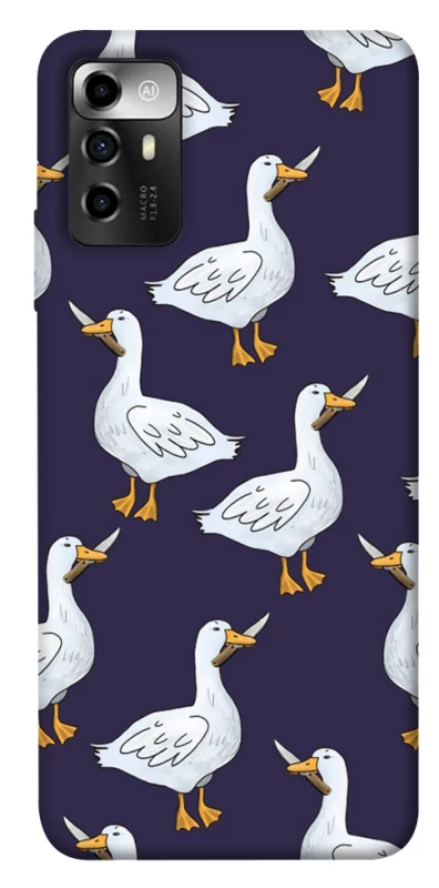 Чохол на ZTE Blade V40 Vita Гуси з претензією фото 1 з 1