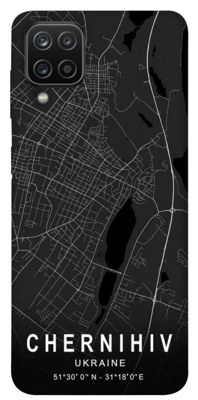 Чехол на Samsung Galaxy A12 Chernihiv map фото 1 из 1