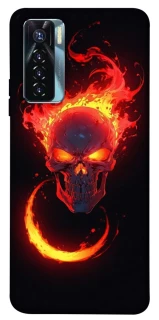 Чохол на TECNO Camon 17 Pro Blood Skull фото 1 з 1