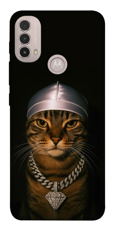 Чохол на Motorola Moto E40 Cat in Bling фото 1 з 1
