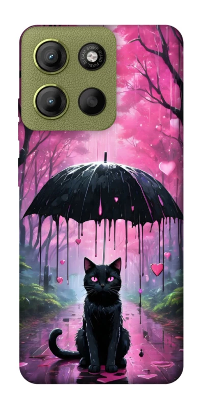 Чохол на Motorola Moto G15 4G Black cat фото 1 з 1