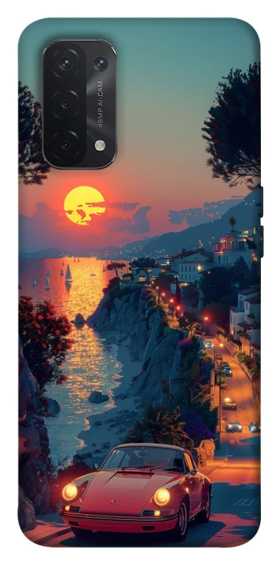 Чехол на Oppo A54 5G / A74 5G Porsche sunrise фото 1 из 1