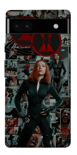 Чохол на Google Pixel 6a Black Widow фото 1 з 1