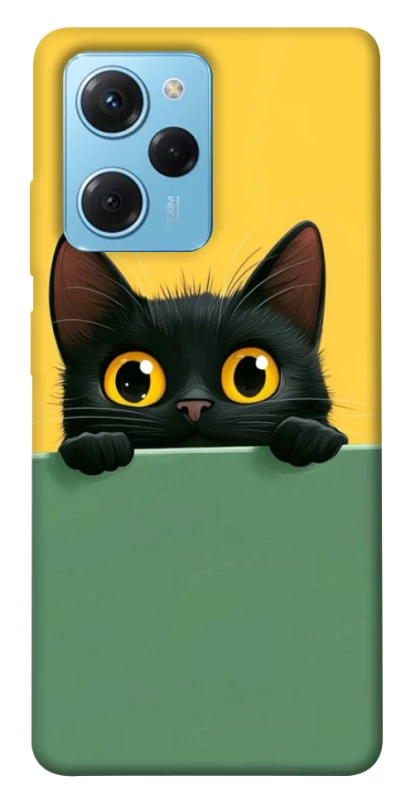 Чехол на Xiaomi Poco X5 Pro 5G Black cat v2 фото 1 из 1