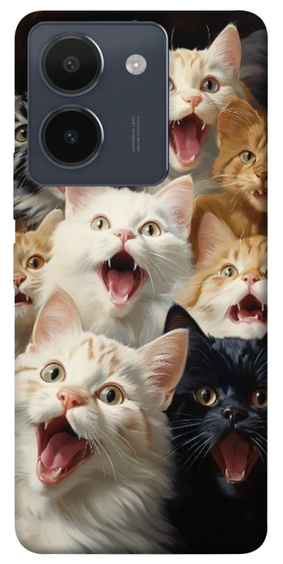 Чохол на Vivo Y36 Коти фото 1 з 1