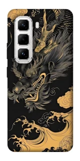 Чохол на Infinix Hot 50 Pro gold dragon фото 1 з 1