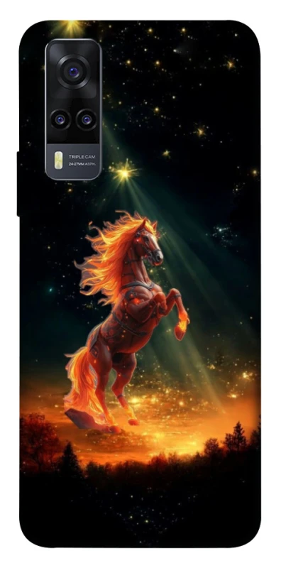 Чохол на Vivo Y31 Red Fire Horse ver.2 фото 1 з 1