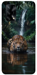 Чехол на Oppo A74 4G Leopard in water фото 1 из 1
