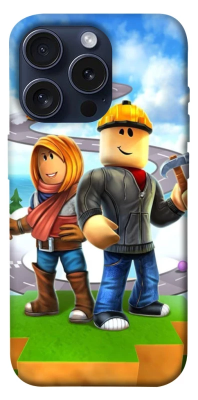 Чехол на Apple iPhone 15 Pro (6.1") Roblox Builder Adventure фото 1 из 1