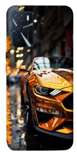 Чохол на Oppo A16s / A16 Golden sports car фото 1 з 1