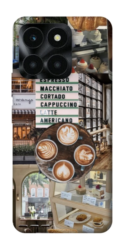 Чохол на Huawei Honor X6a Coffee collage ver.5 фото 1 з 1