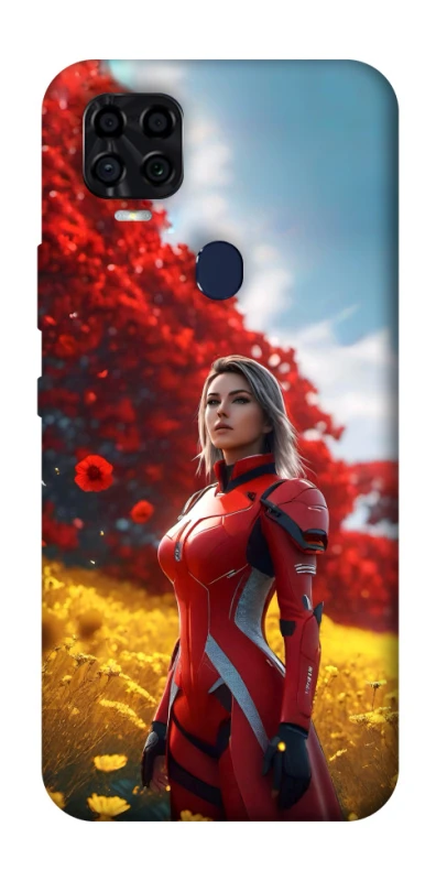 Чохол на ZTE Blade v2020 Cyber space girl ver.5 фото 1 з 1