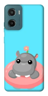 Чохол на Motorola Moto G06 Adopt Me Hippo Floatie фото 1 з 1