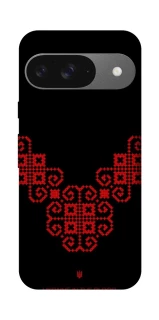 Чохол на Google Pixel 10 Чорно-червона вишиванка фото 1 з 1