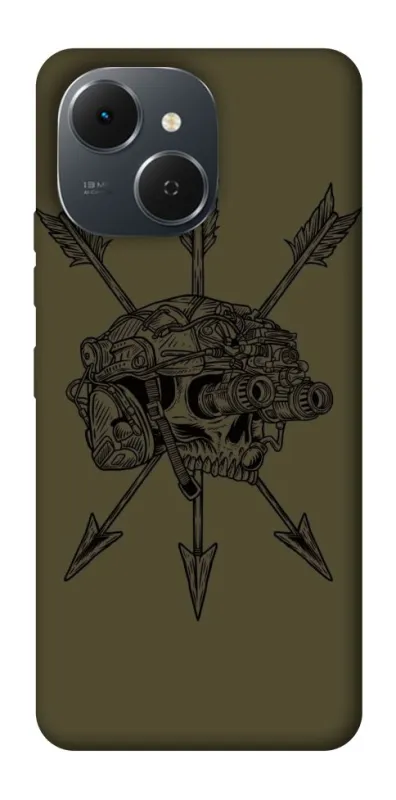 Чехол на TECNO Spark 40C Mil skull фото 1 из 1