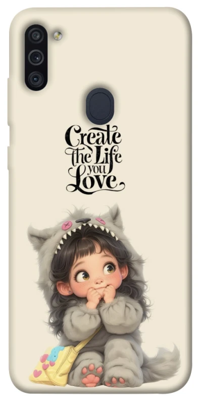 Чохол на Samsung Galaxy M11 Create the life you love фото 1 з 1