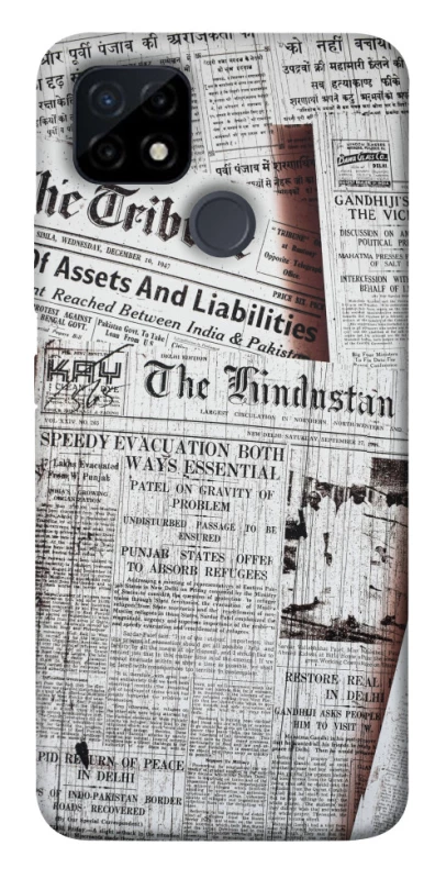 Чехол на Realme C12 Газеты фото 1 из 1