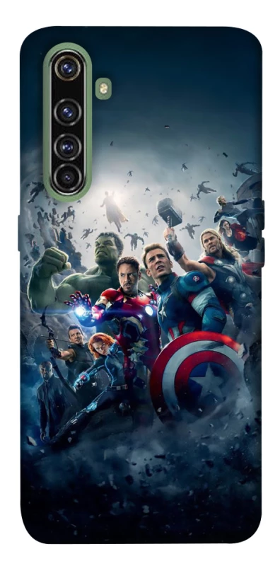 Чехол на Realme X50 Pro Marvel heroes фото 1 из 1