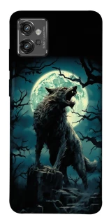 Чохол на Motorola Moto G32 Вовк під місяцем фото 1 з 1