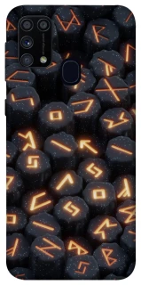 Чехол на Samsung Galaxy M31 Огненые руны фото 1 из 1