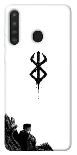 Чехол на Samsung Galaxy A21 berserk white фото 1 из 1