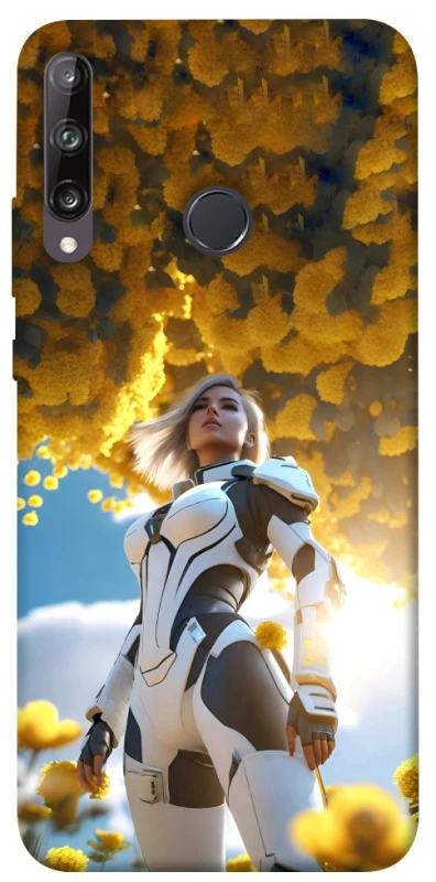 Чохол на Huawei P40 Lite E Cyber space girl ver.3 фото 1 з 1