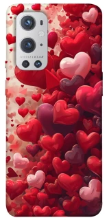 Чохол на OnePlus 9 Pro Many hearts фото 1 з 1