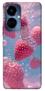 Чохол на TECNO Camon 19 Полуниця в воді фото 1 з 1