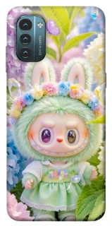 Чехол на Nokia G21 Labubu & Flowers ver.2 фото 1 из 1