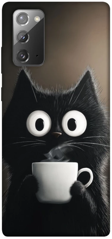 Чехол на Samsung Galaxy Note 20 morning cat фото 1 из 1